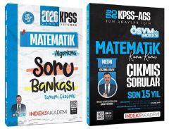 İndeks Akademi 2026 KPSS Matematik Soru Bankası + Çıkmış Sorular 2 li Set - Metin Şimşek İndeks Akademi Yayıncılık