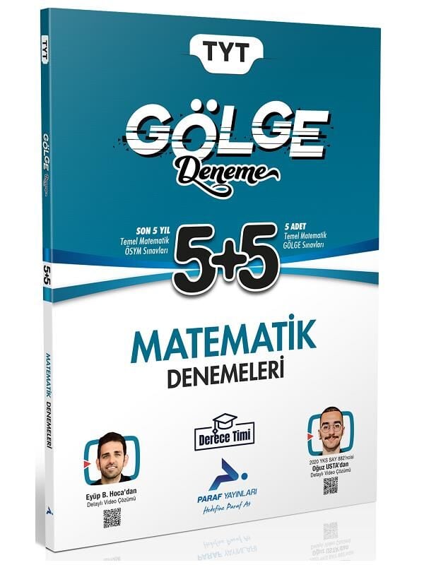 Paraf Yayınları TYT Matematik Gölge Deneme