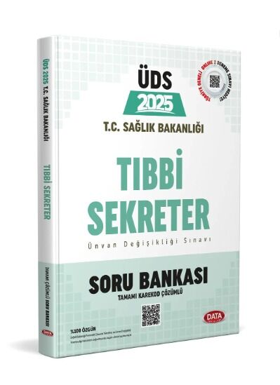Data Yayınları 2025 T.C. Sağlık Bakanlığı ÜDS Tıbbi Sekreter Soru Bankası