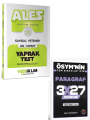 Yediiklim 2027 ALES Master Sayısal Yetenek Yaprak Test Çek Kopart+ EVP Akademi Paragraf