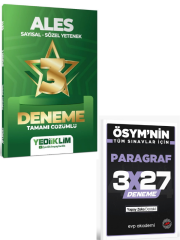 Yediiklim 2027 ALES 3 Yıldız Deneme Çözümlü+ EVP Akademi Paragraf