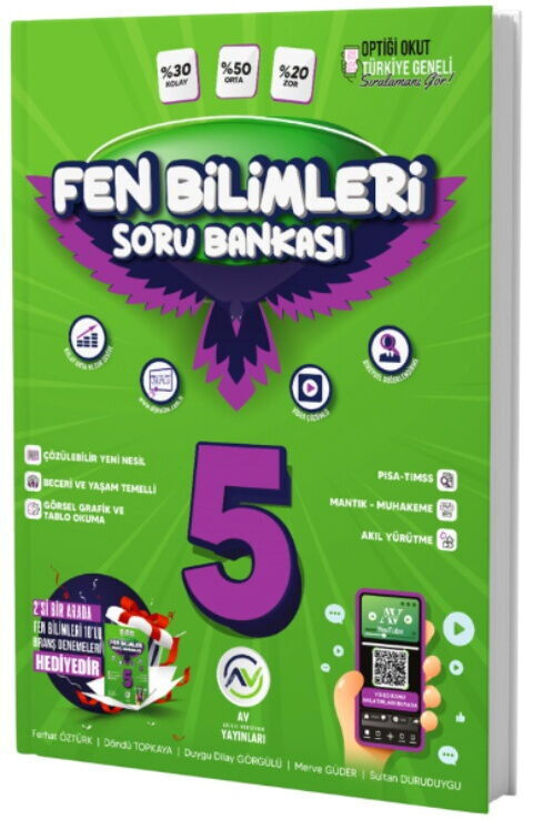 Av Yayınları 5. Sınıf Fen Bilimleri Soru Bankası