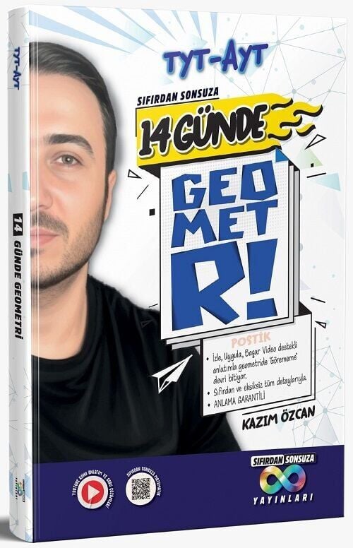 Doktrin YKS TYT AYT Sıfırdan Sonsuza 14 Günde Geometri Video Takip Kitabı - Kazım Özcan Doktrin Yayınları