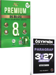 Av 2027 8. Sınıf Dil Bilgisi Premium Beceri Temelli Soru Bankası+ EVP Akademi Paragraf