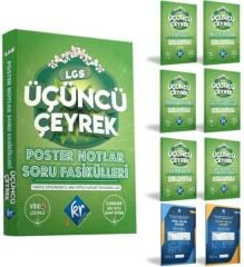 Kr Akademi 8. Sınıf LGS Poster Notlar Soru Fasikülleri Üçüncü Çeyrek