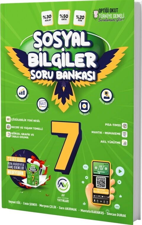 Av Yayınları 7. Sınıf Sosyal Bilgiler Soru Bankası