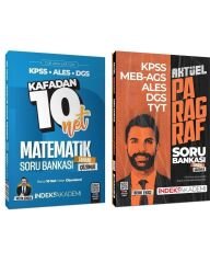 İndeks 2025 ALES Matematik + Paragraf Soru Bankası 2 li Set - Metin Şimşek, Berk Ekici İndeks