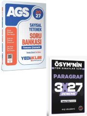 Yediiklim 2027 MEB-AGS Sayısal Yetenek Soru Bankası Çözümlü+ EVP Akademi Paragraf