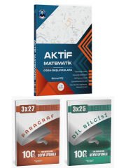 Aktif + Anla Kazan 2026 TYT 0 Dan Matematik ve Paragraf Dil Bilgisi Deneme 3 lü Set