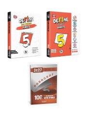 Anla Kazan + Fi Maarif Model 5. Sınıf Define Türkçe Fasikülleri Konu + Soru + Paragraf Deneme 3 lü