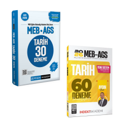 Pegem 2026 MEB AGS Tarih 30 Deneme + İndeks MEB AGS Tarih 60 Deneme Seti
