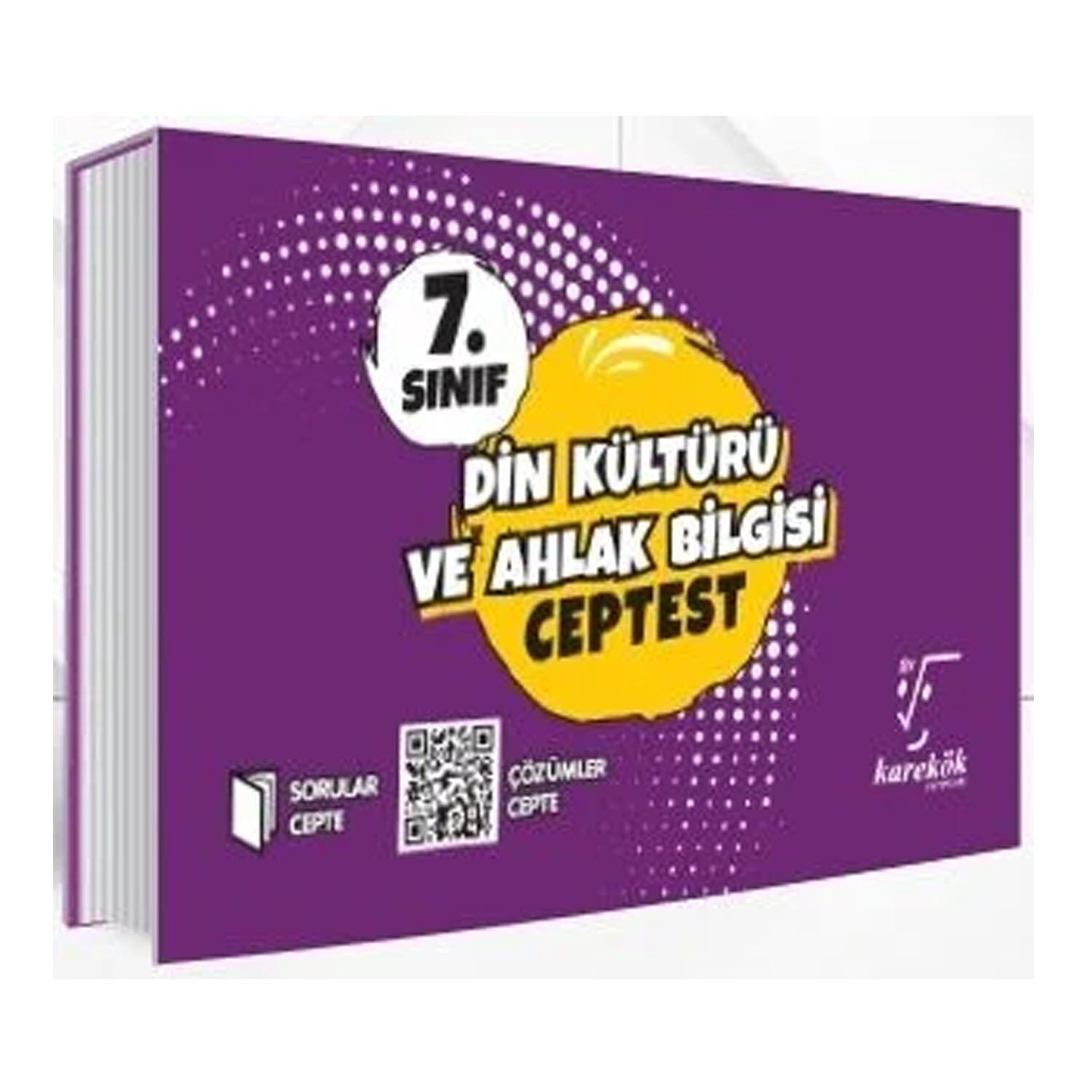 Karekök 7. Sınıf Din Kültürü ve Ahlak Bilgisi Cep Test Karekök Yayınları