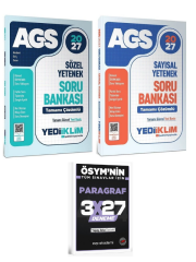 Yediiklim 2027 MEB-AGS Sözel + Sayısal Yetenek Soru Bankası 2 li Set+ EVP Akademi Paragraf