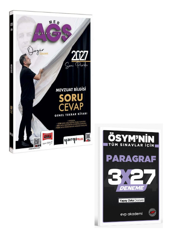 Yargı 2027 MEB-AGS Mevzuat Bilgisi Soru Cevap Genel Tekrar Kitabı+ EVP Akademi Paragraf