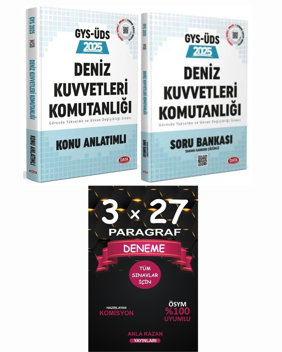 Data 2025 GYS Deniz Kuvvetleri Komutanlığı Konu + Soru + Paragraf 3 lü Set