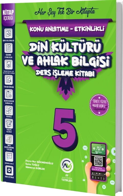 Av Yayınları 5. Sınıf Din Kültürü ve Ahlak Bilgisi Ders İşleme Kitabı