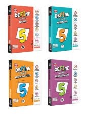Fi Yayınları 5. Sınıf Maarif Modeil Define Fasikülleri Konu Türkçe Matematik Fen Sosyal 4 lü Set