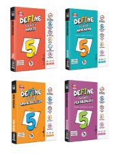 Fi Yayınları 5. Sınıf Maarif Modeil Define Fasikülleri Konu Türkçe Matematik Fen Sosyal 4 lü Set