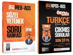 İndeks Akademi 2026 MEB-AGS Sözel Yetenek Soru Bankası + Çıkmış Sorular 2 li Set - Berk Ekici İndeks Akademi Yayıncılık