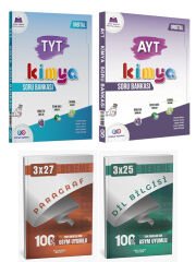 Orbital + Anla Kazan 2026 TYT ve AYT Kimya Soru + Paragraf Dil Bilgisi Deneme 4 lü Set