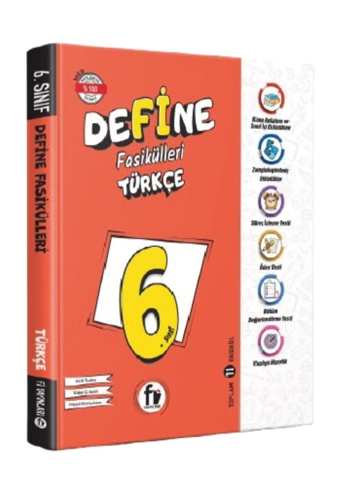 Fi Yayınları Maarif Model 6. Sınıf Define Türkçe Konu Anlatımlı Fasikülleri