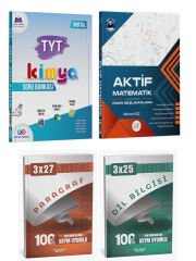Orbital + Aktif 2026 TYT Kimya ve 0 Dan Matematik + Paragraf Dil Bilgisi Deneme 4 lü Set