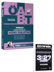 Yediiklim 2027 ÖABT MEB-AGS Türkçe Öğretmenliği Türk Halk, Yeni Türk, Eski Türk Edebiyatı Konu Anlatımı+ EVP Akademi Paragraf
