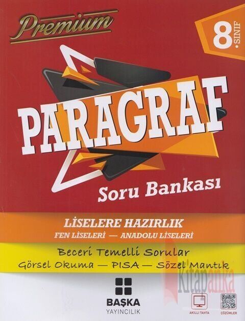 Başka Yayıncılık 8. Sınıf LGS Premium Paragraf Soru Bankası