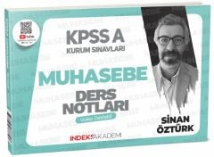 İndeks Akademi 2025 KPSS A Grubu Muhasebe Video Ders Notları - Sinan Öztürk İndeks Akademi