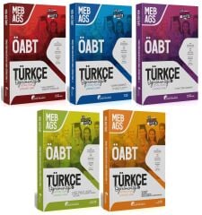 Özdil Akademi ÖABT MEB-AGS Türkçe Konu Anlatımlı Soru Bankası 5 li Set Özdil Akademi Yayınları