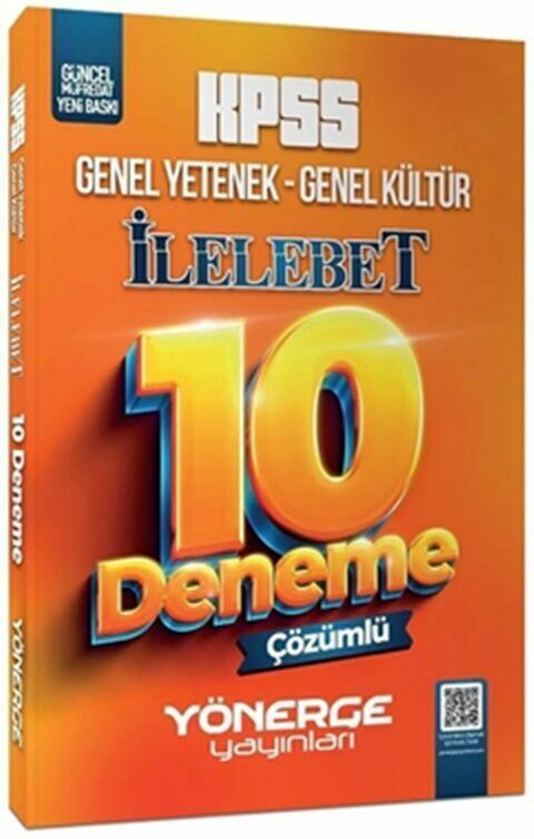Yönerge Yayınları KPSS Genel Yetenek Genel Kültür İlelebet 10 Deneme