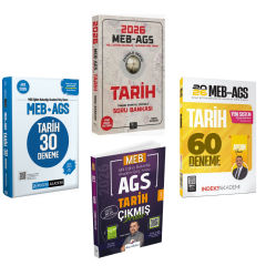 CBA Yayınları 2026 MEB-AGS Tarihin Pusulası Soru Bankası & AGS Tarih Deneme & AGS Tarih Çıkmış Sorular Seti