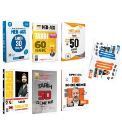 2026 MEB AGS Tarih Deneme Karma Yayınlar Sınav Kazandıran Deneme Seti