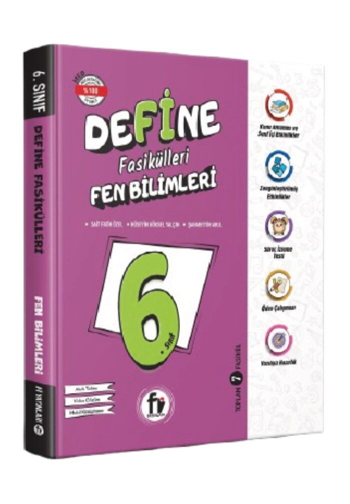 Fi Yayınları Maarif Model 6. Sınıf Define Fen Bilimleri Konu Anlatımlı Fasikülleri