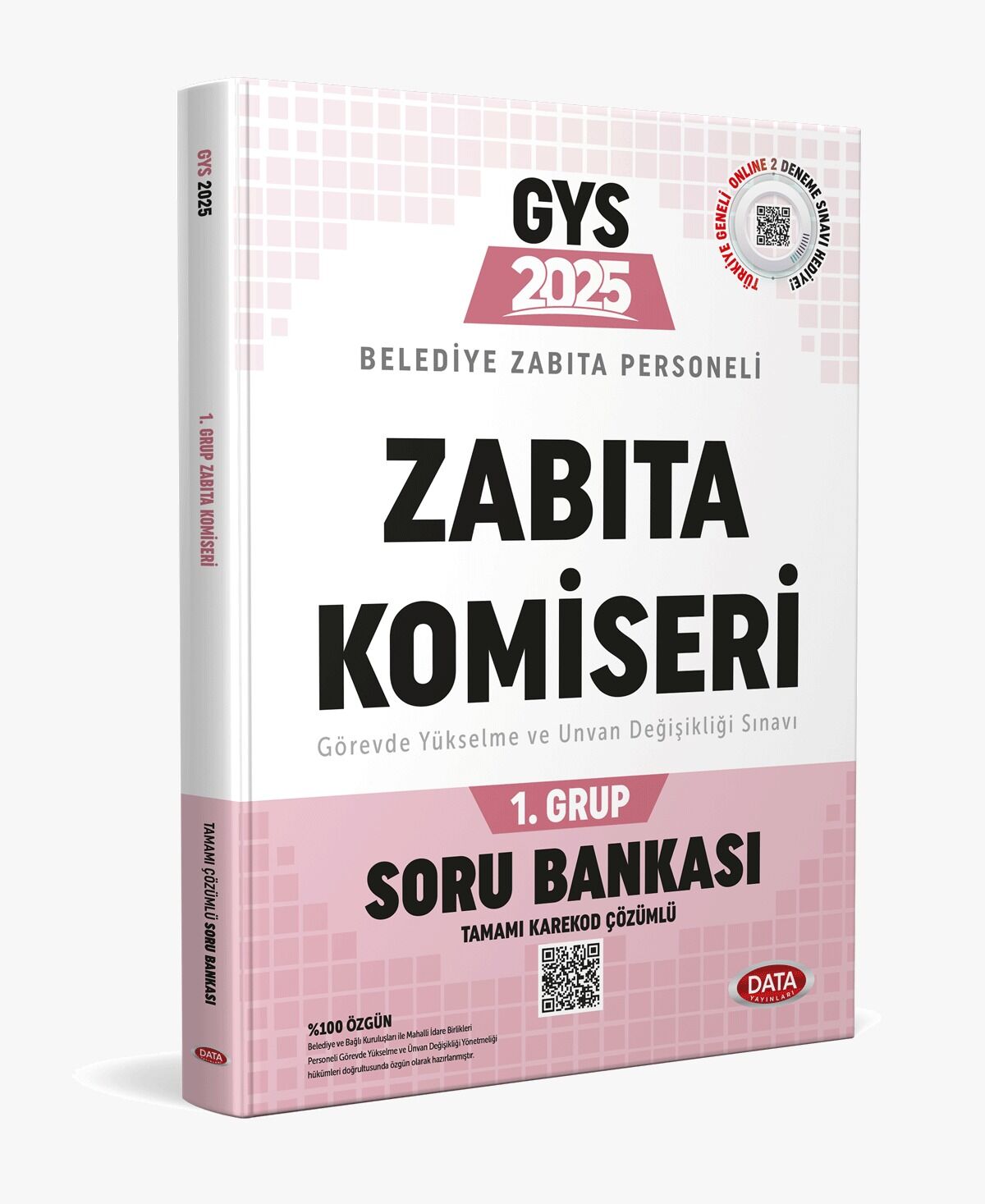 Data 2025 GYS Belediye Zabıta Personeli Zabıta Komiseri 1. Grup Soru Bankası Görevde Yükselme Data