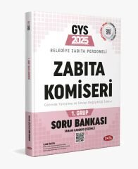 Data 2025 GYS Belediye Zabıta Personeli Zabıta Komiseri 1. Grup Soru Bankası Görevde Yükselme Data