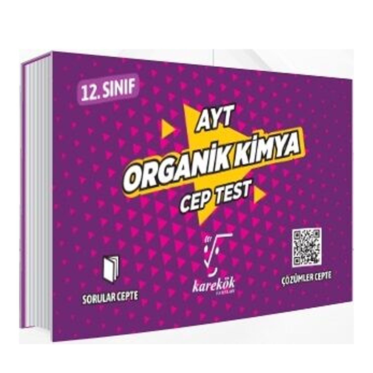 Karekök YKS AYT Oraganik Kimya Cep Test Karekök Yayınları