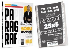 Retro + Yönerge 2026 KPSS ALES DGS TYT AYT Paragraf Soru Bankası + 5 Deneme 2 li Set - Aker Kartal Retro + Yönerge Yayıncılık