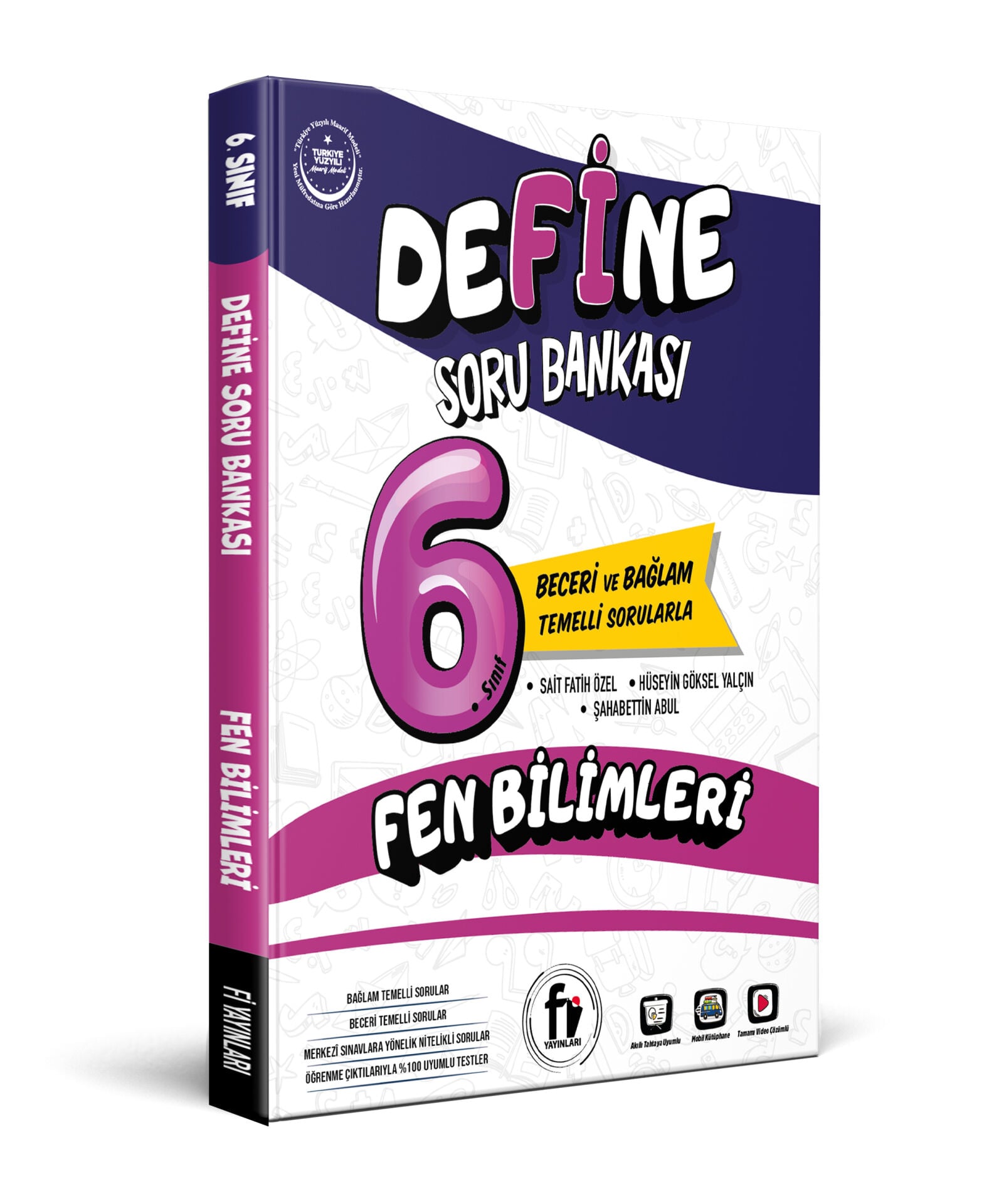 Fi Yayınları 6.SINIF DEFİNE FEN BİLİMLERİ SORU BANKASI (YENİ BASKI)