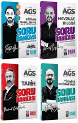 YENİ AGS - Retro 2026 MEB-AGS Eğitim Bilimleri + Mevzuat Bilgisi + Tarih + Türkiye Coğrafyası Soru Bankası 4 lü Set Retro Yayıncılık
