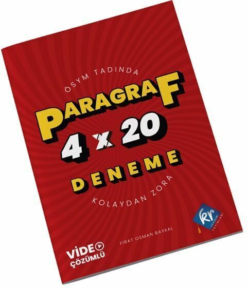 KR Akademi Paragraf 4x20 Deneme Video Çözümlü