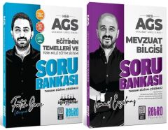 YENİ AGS - Retro 2026 MEB-AGS Eğitim Bilimleri + Mevzuat Bilgisi Soru Bankası 2 li Set Retro Yayıncılık