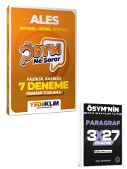 Yediiklim 2027 ALES ÖSYM Ne Sorar 7 Deneme Fasikül Çözümlü+ EVP Akademi Paragraf