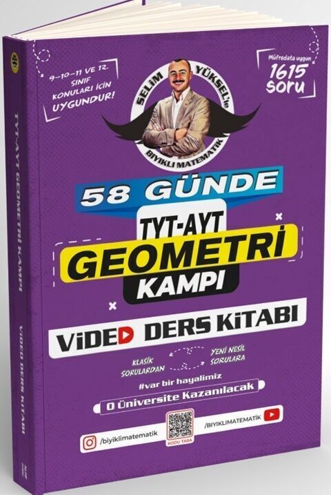 Bıyıklı Matematik 58 Günde Tyt Ayt Geometri Kampı