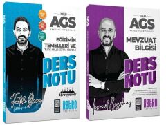 YENİ AGS - Retro 2026 MEB-AGS Eğitim Bilimleri ve Türk Milli Eğitim Sistemi + Mevzuat Bilgisi Ders Notu 2 li Set Retro Yayıncılık