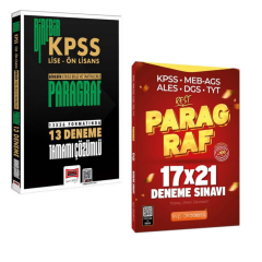 Yargı Yayınları 2026 KPSS Lise Önlisans Paragraf 13 Deneme & EVP Akademi Paragraf 17 x 21 Deneme Seti