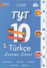 Palme Yayınları TYT Türkçe Palmetre Serisi 10 Deneme Video Çözümlü