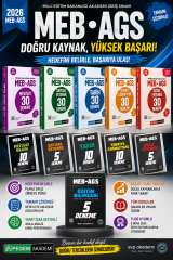 Pegem 2026 MEB AGS Tüm Dersler Deneme Seti & EVP Akademi MEB AGS Tüm Dersler Deneme Seti