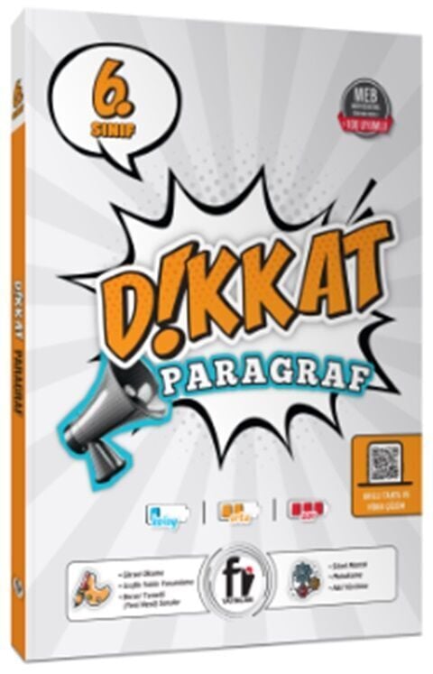 Fi Yayınları 6. Sınıf Maarif Model Dikkat Paragraf Soru Bankası