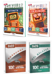 Ulti + Anla Kazan 2026 LGS Matematik Fen Fasikülleri + Anla Kazan Deneme 4 lü Set